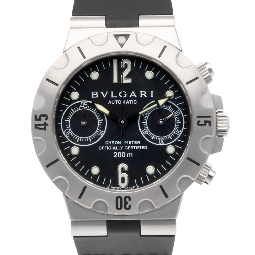 ブルガリ BVLGARI ディアゴノ スクーバ クロノグラフ 腕時計