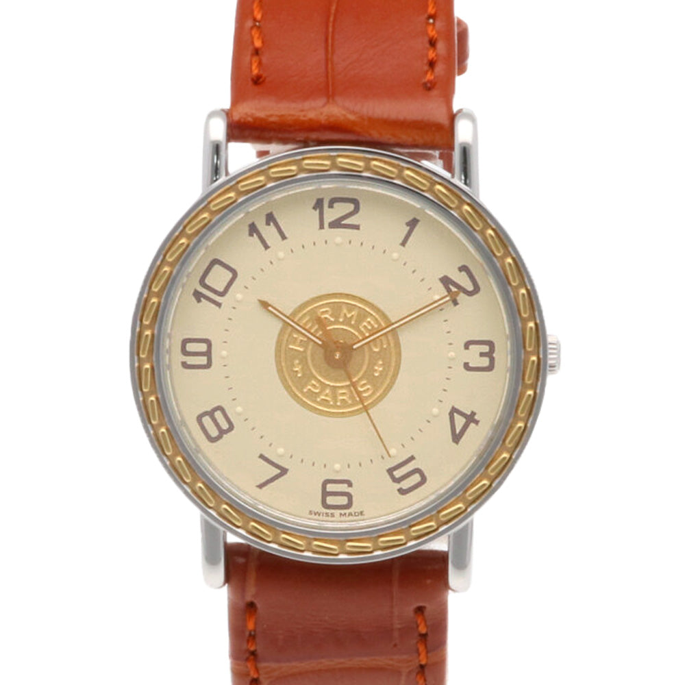 エルメス HERMES セリエ 腕時計 ステンレススチール SE3.420