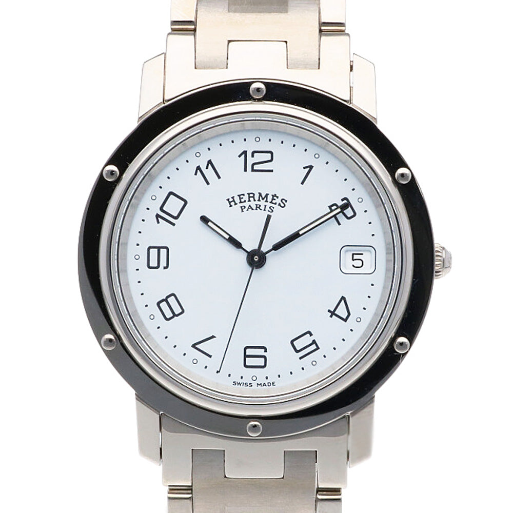 エルメス HERMES クリッパー 腕時計 ステンレススチール CL6.710