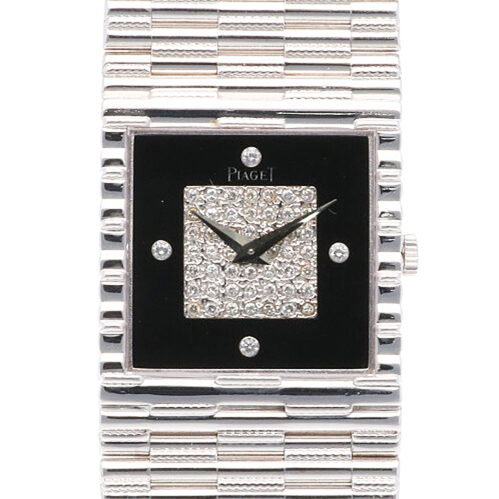 ピアジェ PIAGET トラディション 腕時計 18金 K18ホワイトゴールド 9352-G2 レディース 中古 【1年保証】