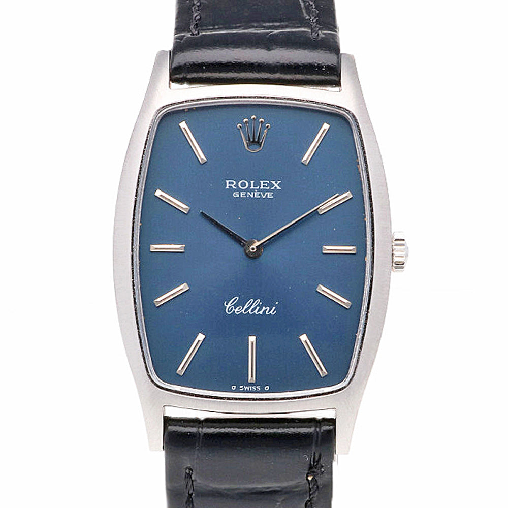 ロレックス チェリーニ 腕時計 時計 18金 K18ホワイトゴールド 3807 手巻き メンズ 1年保証 ROLEX 中古