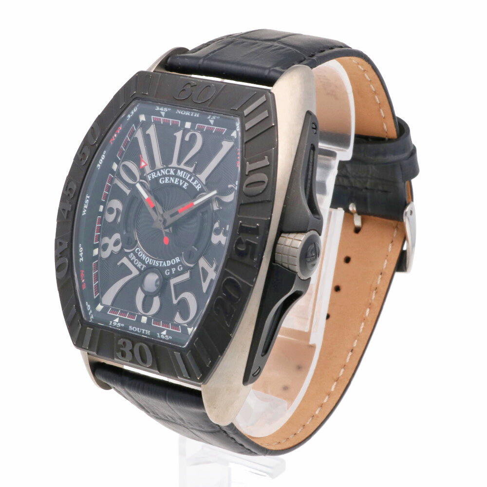 フランクミュラー コンキスタドール グランプリ 腕時計 チタン 9900SC DT GPG 自動巻き メンズ 1年保証 FRANCK MULLER  【中古】