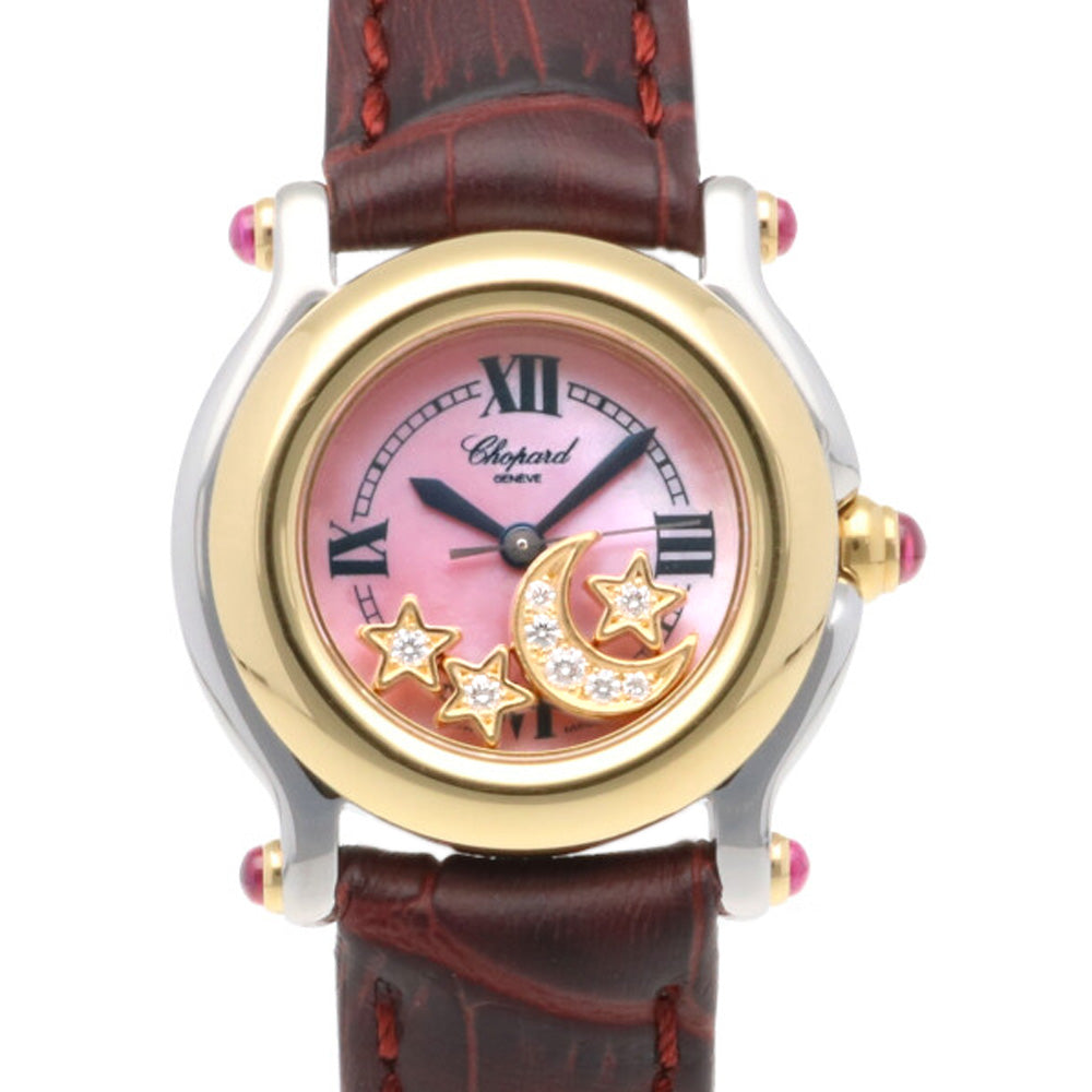 ショパール Chopard 腕時計　ハッピースポーツ　ムーンスターダイヤモンド