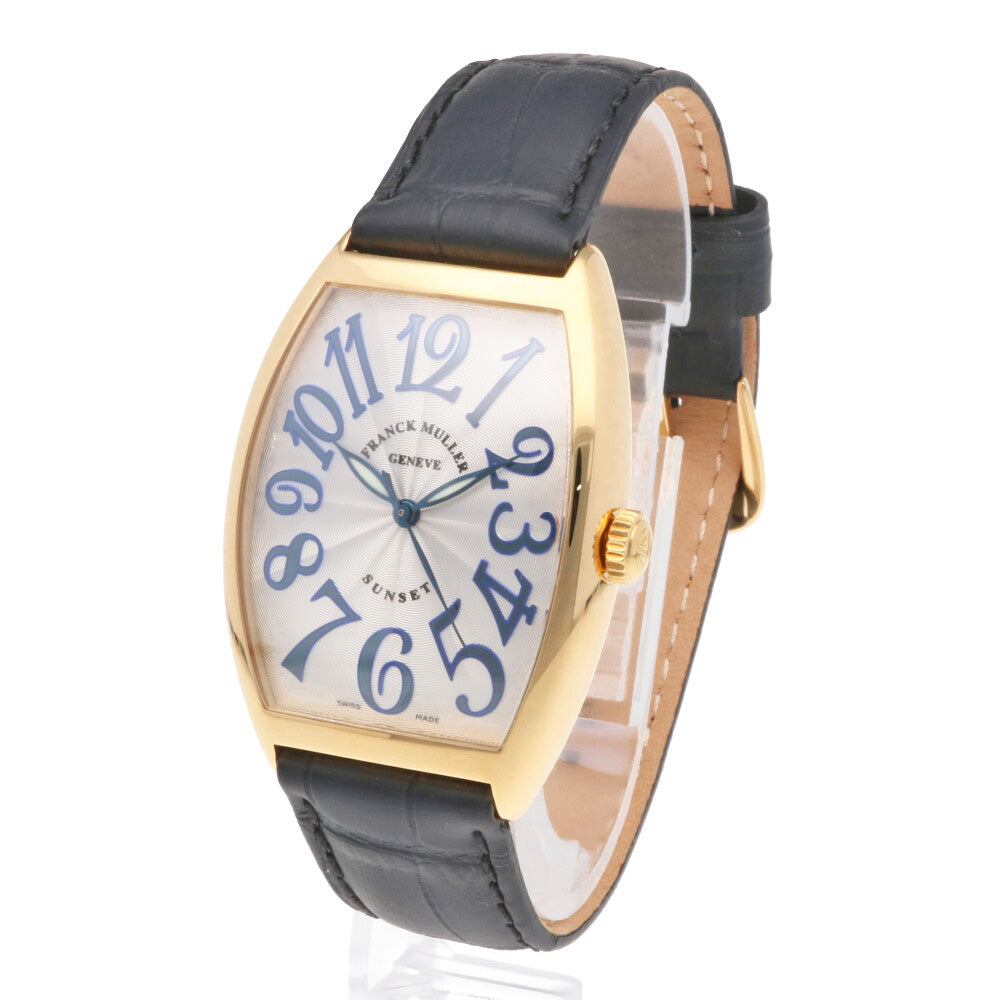 フランクミュラー トノーカーベックス プラチナムローター 腕時計 時計 18金 K18ホワイトゴールド 6850 SC 自動巻き メンズ 1年保証 FRANCK MULLER  フランクミュラー