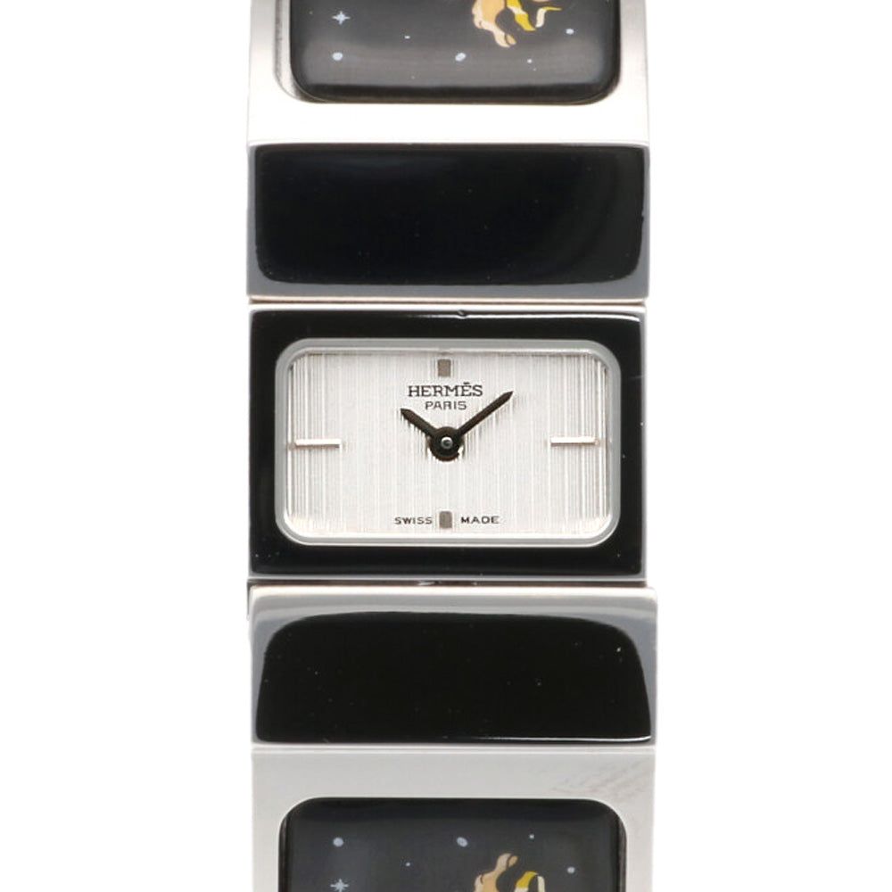 【最終価格希少】HERMES エルメス ロケ バングル クォーツ腕時計 エナメル