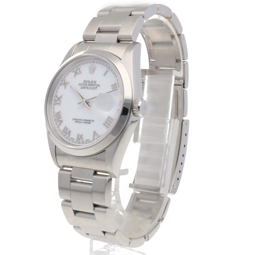 ロレックス ROLEX 16200 K番(2001年頃製造) ホワイト メンズ 腕時計