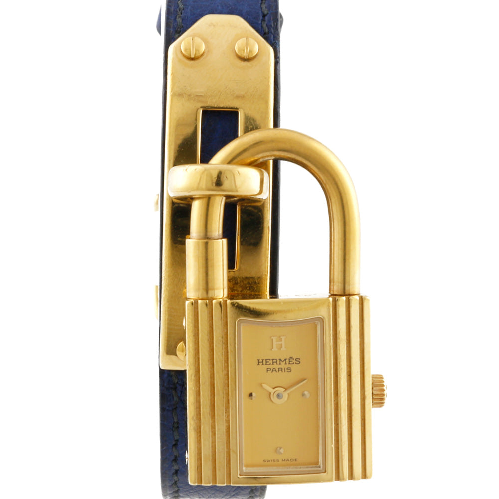 エルメス ケリーウォッチ レディース腕時計 カデナ 黄色 金 33M49