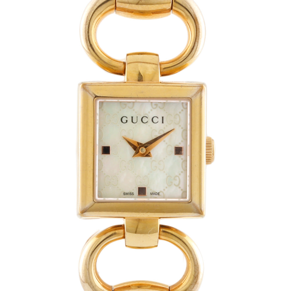 中古】 グッチ GUCCI SS 腕時計 GG バングル YA120159