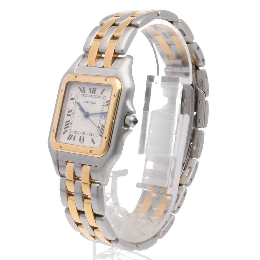 中古】 カルティエ CARTIER SS K18YG 腕時計 コンビ 2ロウ パンテール