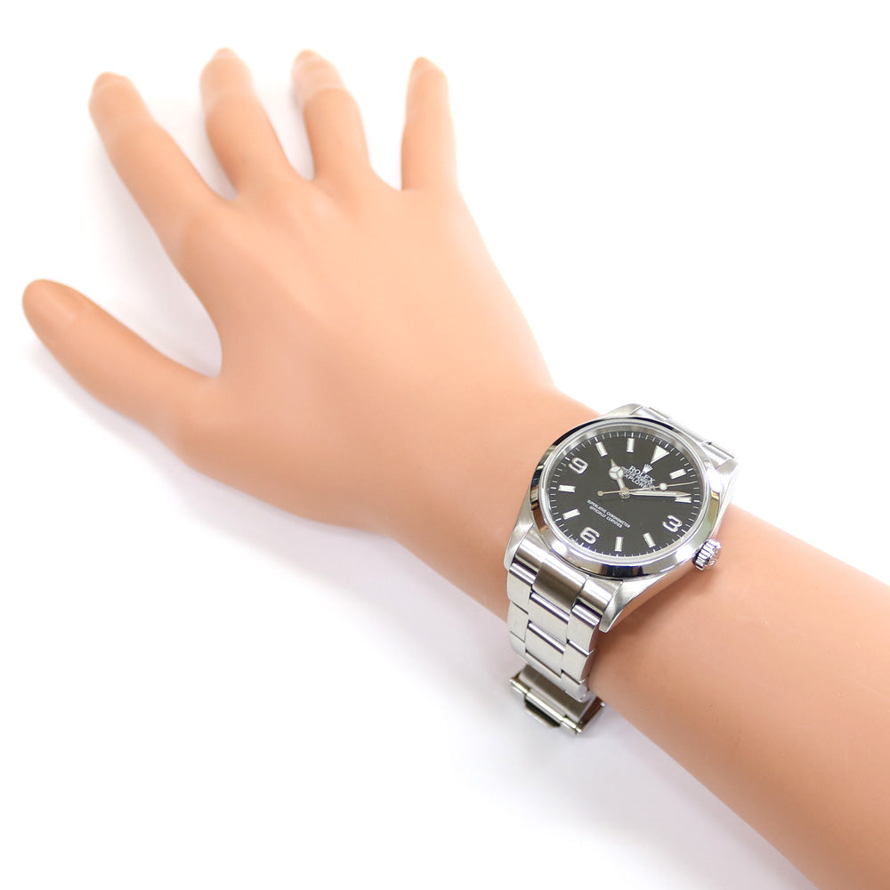 ロレックス ROLEX エクスプローラーⅠ オイスターパーペチュアル 腕時計 ステンレススチール 114270 メンズ 中古 【1年保証】