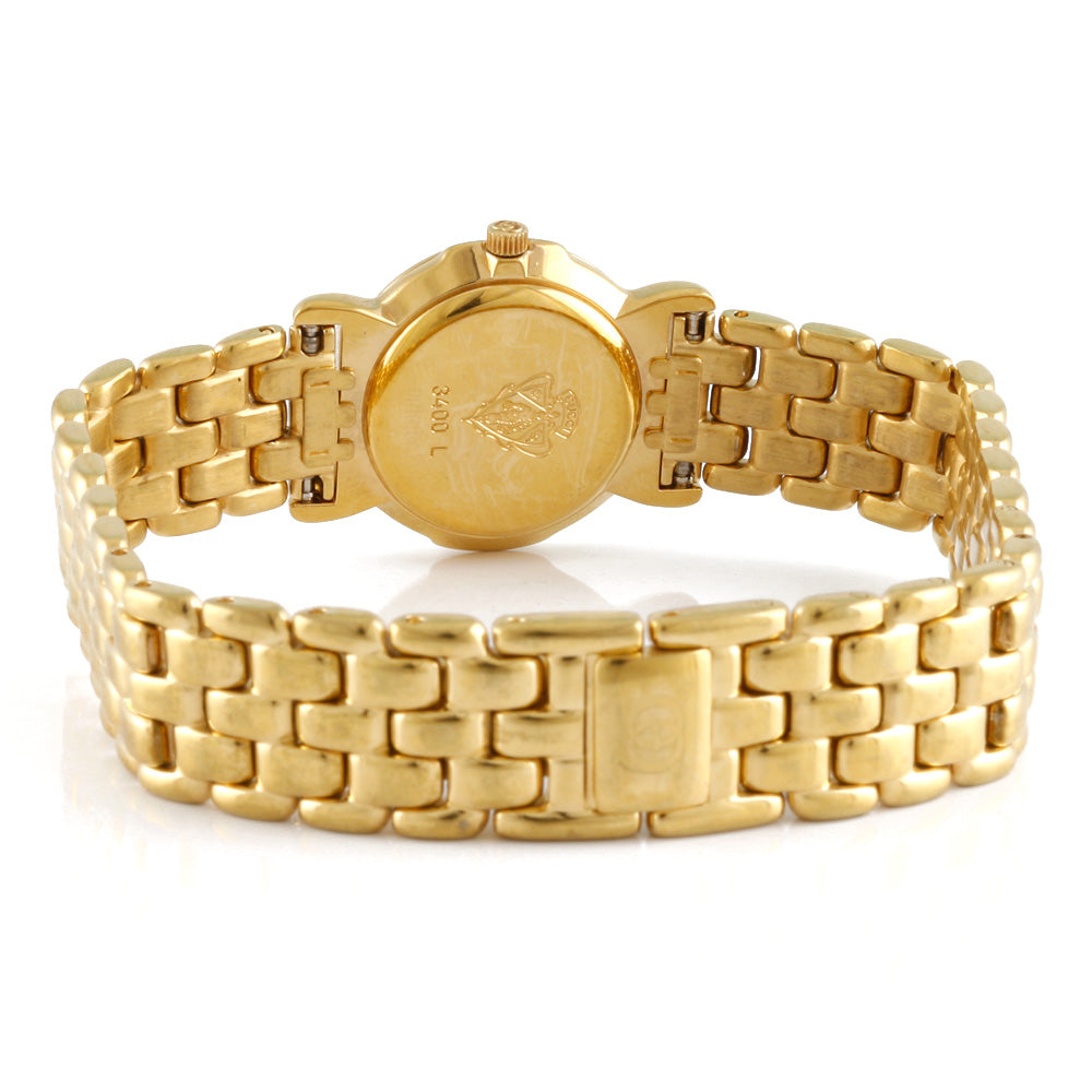 中古】 グッチ GUCCI GP 腕時計 GP 3400L ゴールド ブラック  