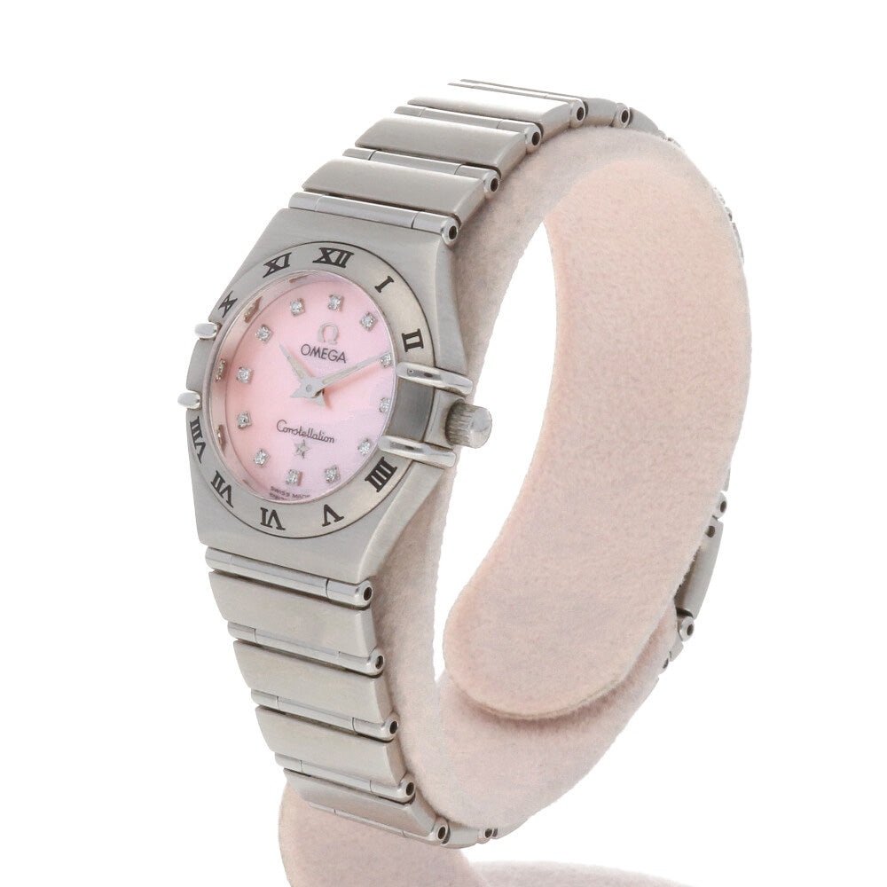中古】 オメガ OMEGA SS 腕時計 ダイヤ12P コンステレーション 