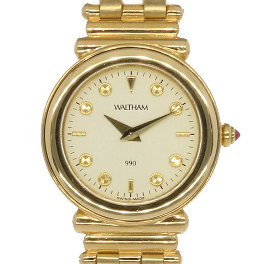 【中古】 ウォルサム WALTHAM K23YG 腕時計 23金 K23ゴールド ゴールド アオボリー レディース【SH】【BIM】