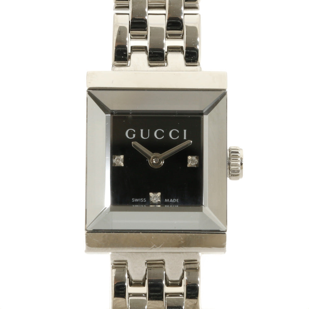 中古】 グッチ GUCCI SS 腕時計 ステンレススチール 128.5 シルバー