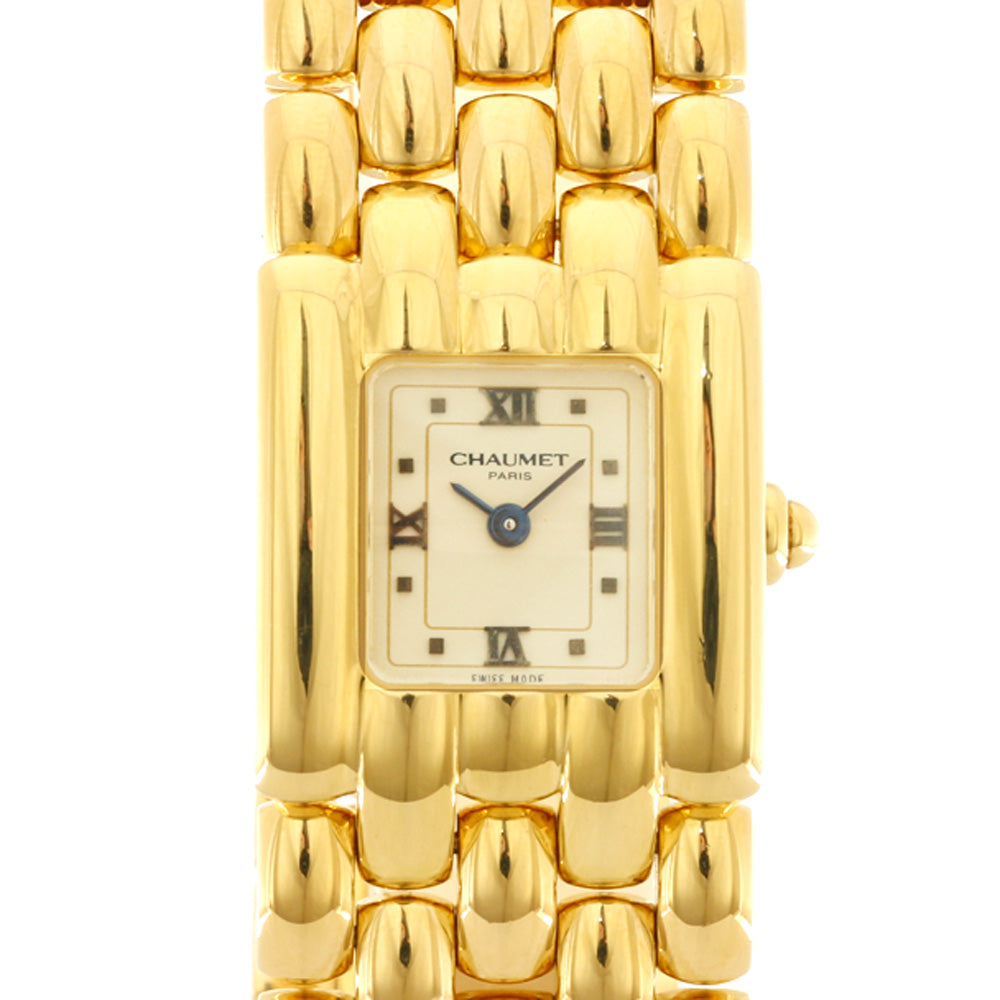 【中古】 ショーメ Chaumet K18YG 腕時計 ケイシス 18金 K18イエローゴールド ゴールド レディース【SH】【BIM】