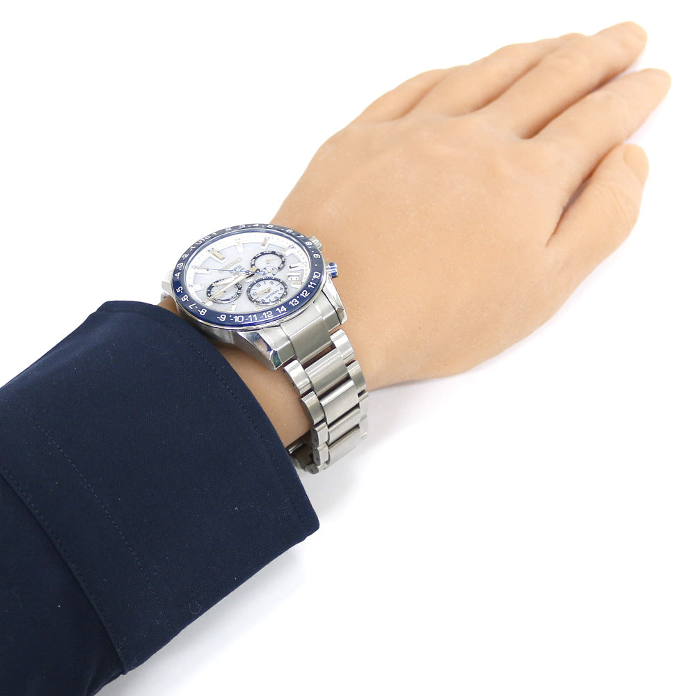 【108711】SEIKO セイコー  SBXC013/5X53-0AE0　 アストロン5Ｘシリーズ ホワイトダイヤル SS ソーラー 保証書 純正ボックス 腕時計 時計 WATCH メンズ 男性 男 紳士