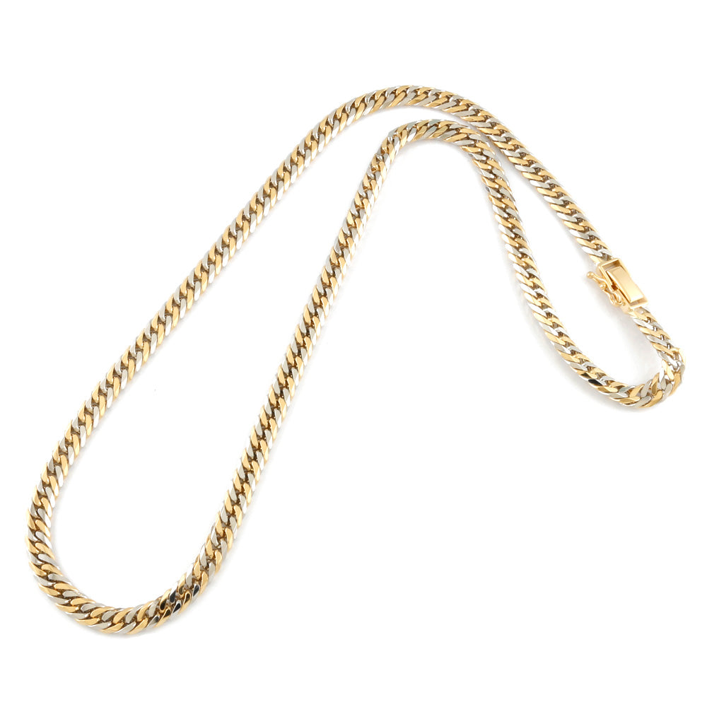 新品】 K18 Pt850 ネックレスチェーン 喜平 キヘイ 約50.8g 6面ダブル