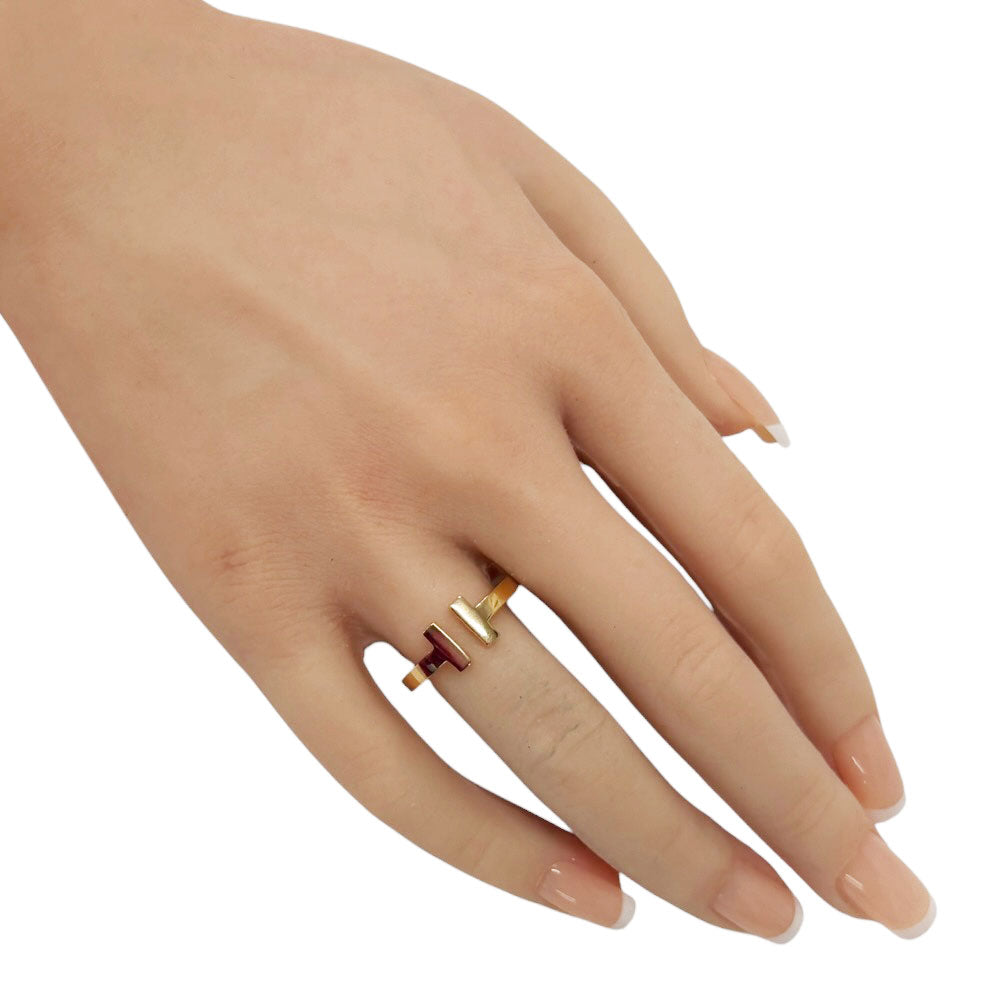 TIFFANY&Co. ティファニー Tスクエア リング 指輪 11.5号 18金 K18