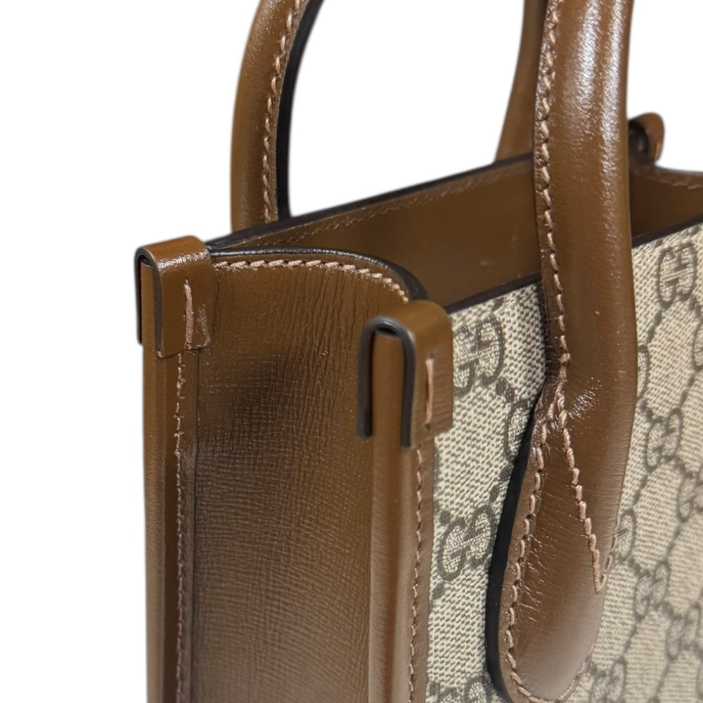 【美品】グッチ GGスプリーム ショルダーバッグ インターロッキング GUCCI - GUCCI グッチ ショルダーバッグ インターロッキングG GG