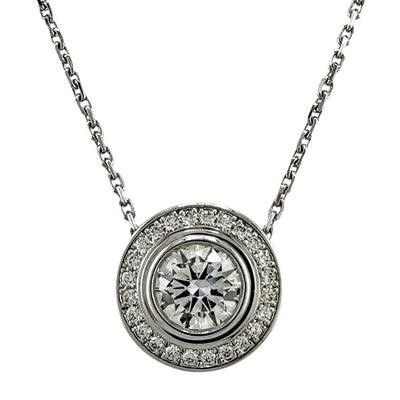CARTIER カルティエ ダムール ネックレス 18金 K18ホワイトゴールド