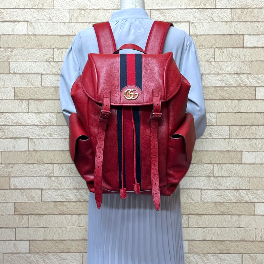 GUCCI グッチ ウェブストライプ ミディアム オフィディア リュック