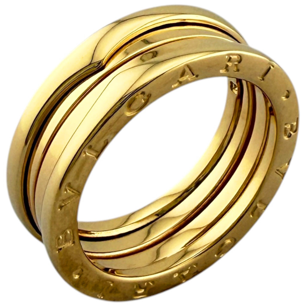 BVLGARI ブルガリ ビーゼロワン 3バンドリング リング 指輪 21号 18金