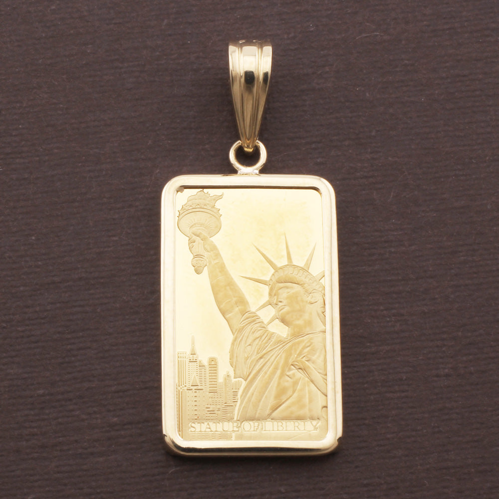 自由の女神 インゴット 2g スイス インゴット ペンダントトップ K24