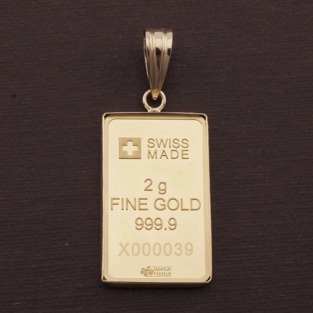 自由の女神 インゴット 2g スイス インゴット ペンダントトップ K24