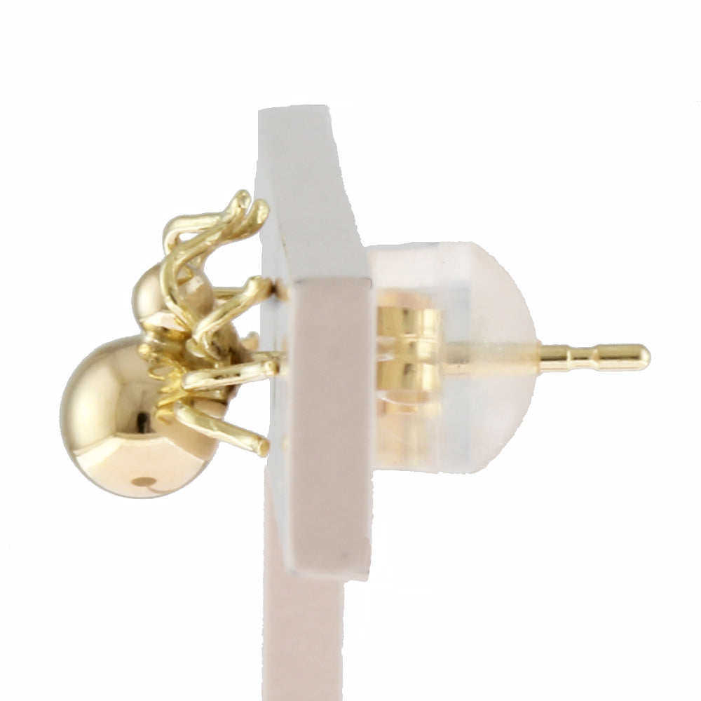 スパイダーピアス 蜘蛛デザインピアス セカンドピアス ピアス 18金 K18