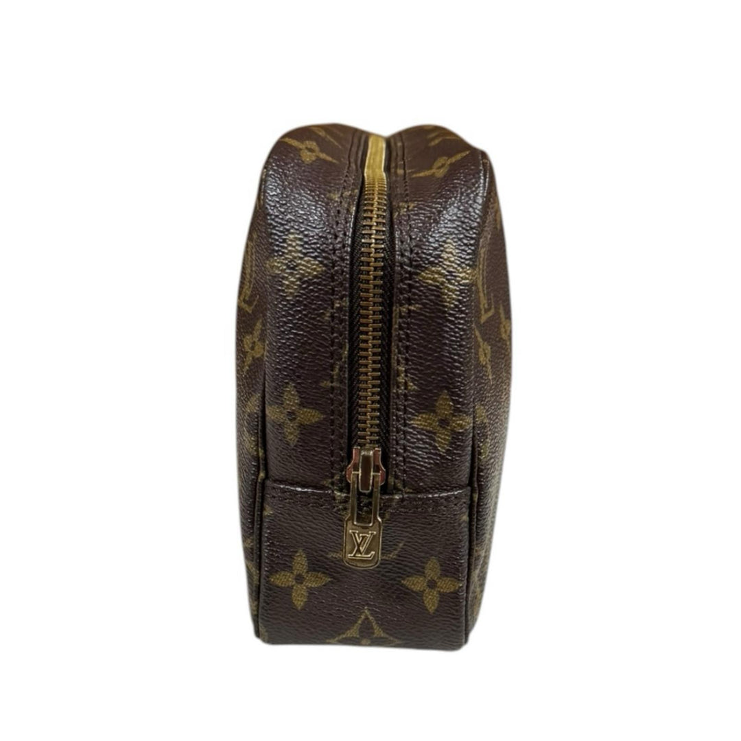 【美品】ルイヴィトン　ポーチ　トゥルーストワレット23 モノグラム　ブラウン LOUIS VUITTON ルイヴィトン トゥルーストワレット23 モノグラム