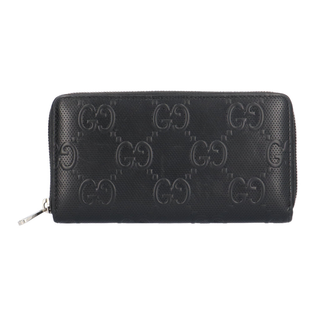 GUCCI グッチ GGエンボス 長財布 レザー ユニセックス 中古 – 【公式