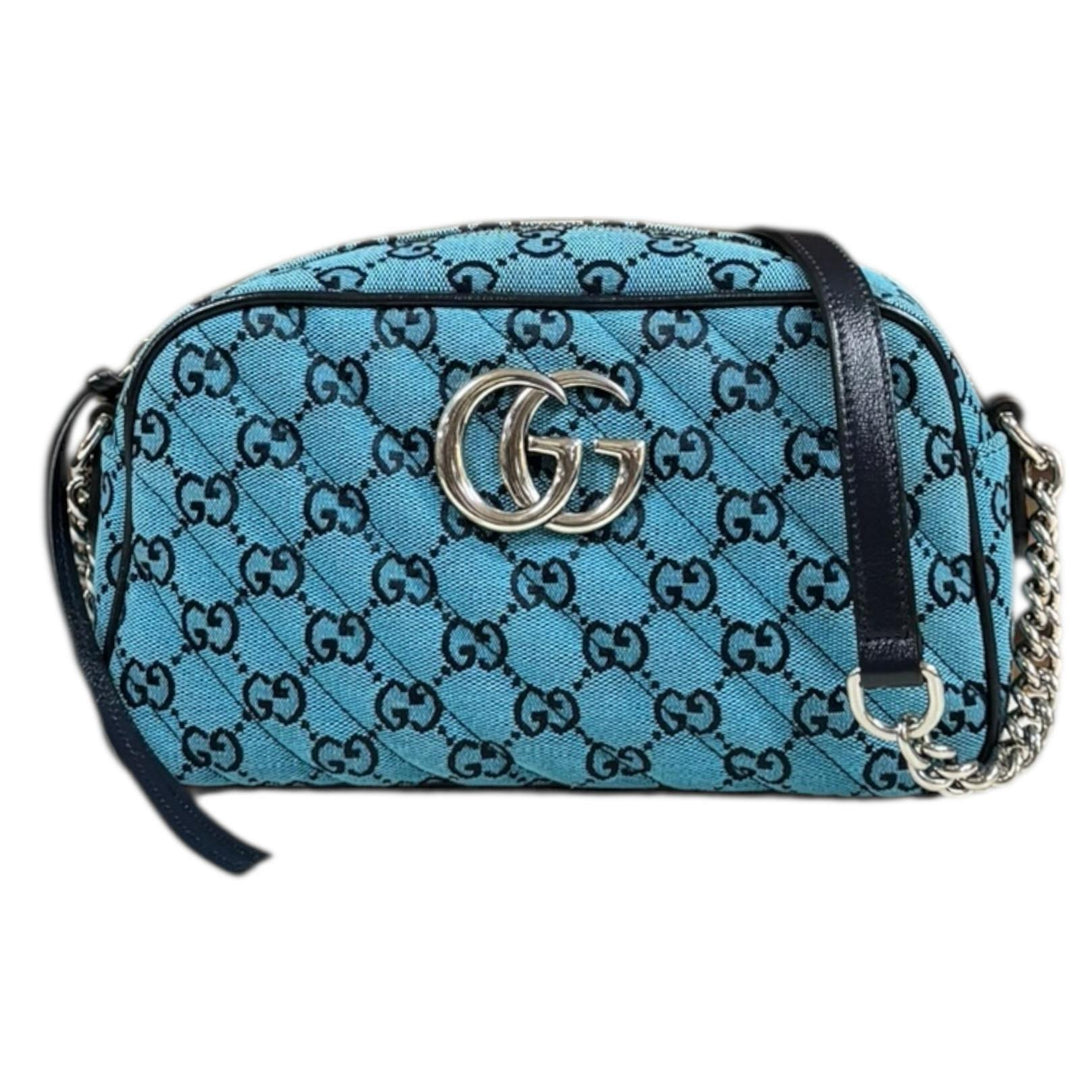 GUCCI グッチ キルティングチェーンショルダー GGマーモント