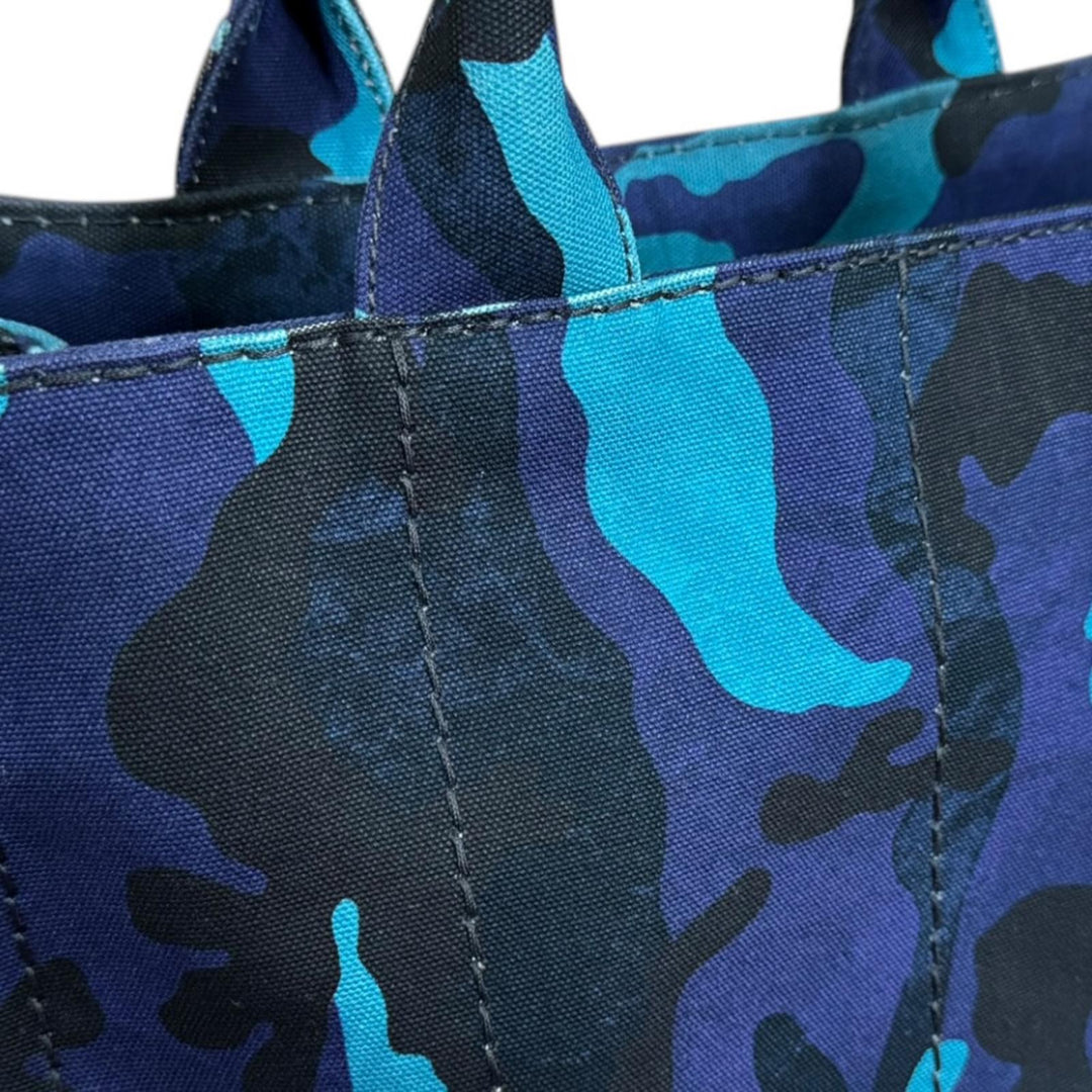 PRADA プラダ カモフラ柄 カナパトートM ショルダーバッグ キャンバス