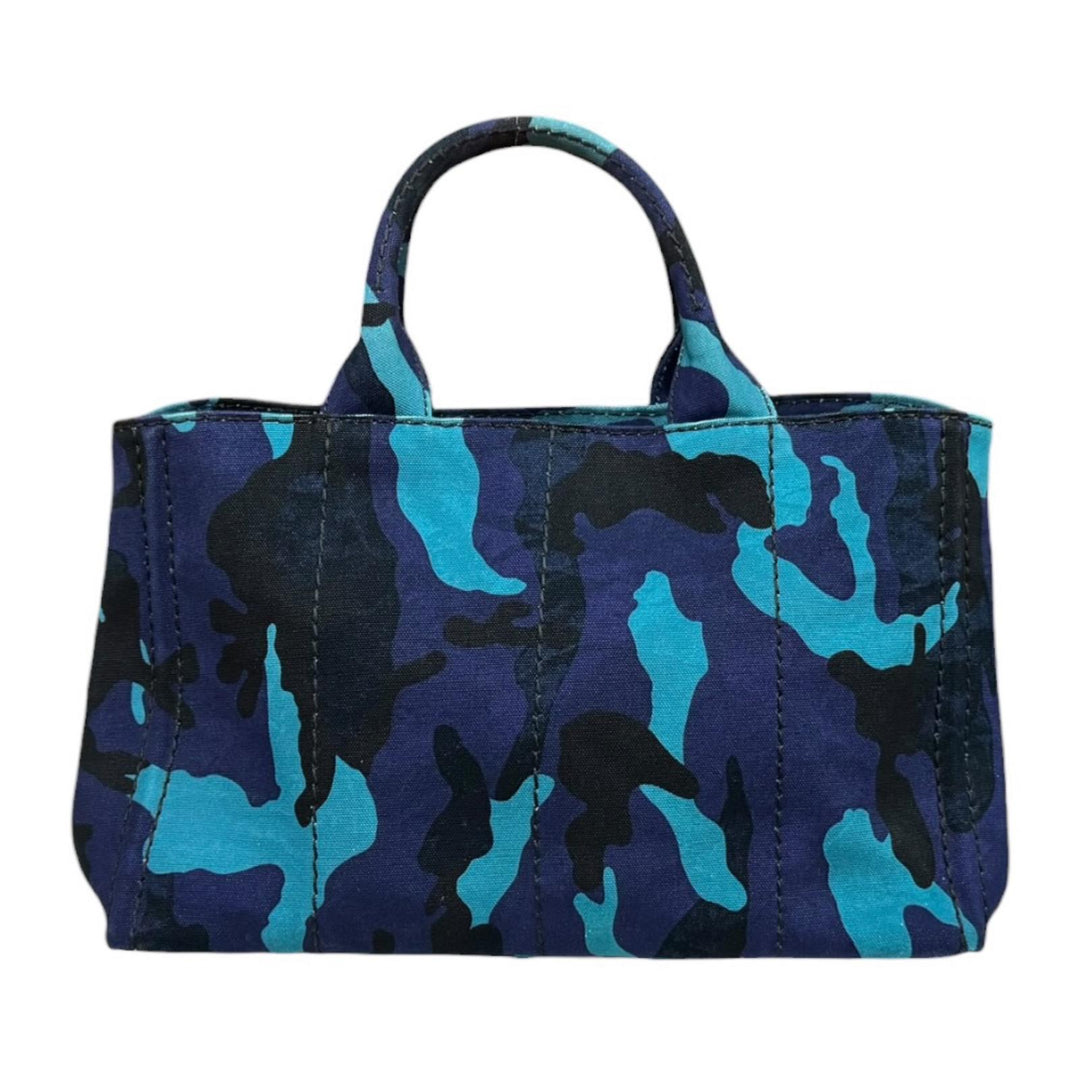 PRADA カモフラージュ トート「ショルダー」バッグ PRADA プラダ カモフラ柄 カナパトートM ショルダーバッグ キャンバス