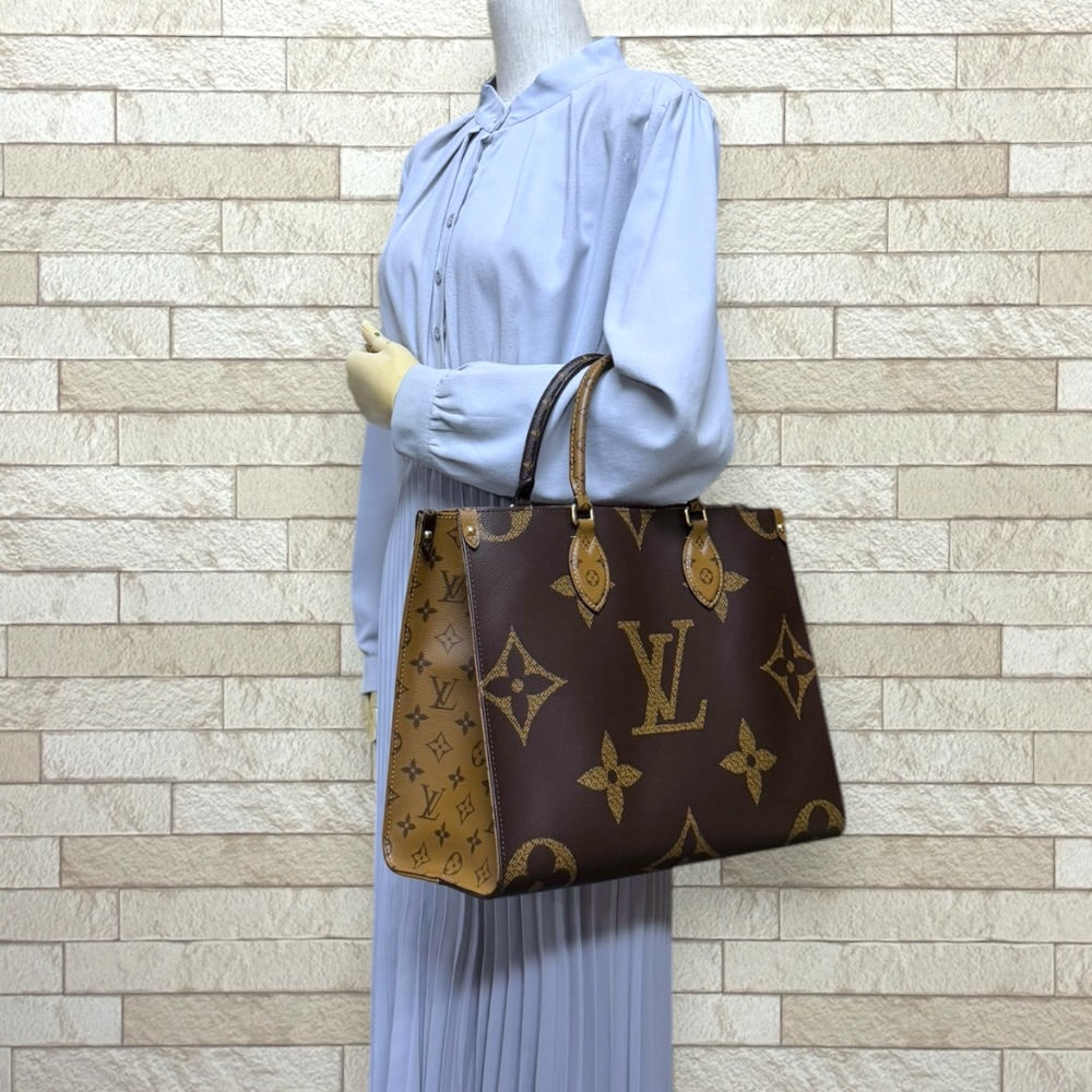 LOUIS VUITTON ルイヴィトン オンザゴーMM モノグラムジャイアント