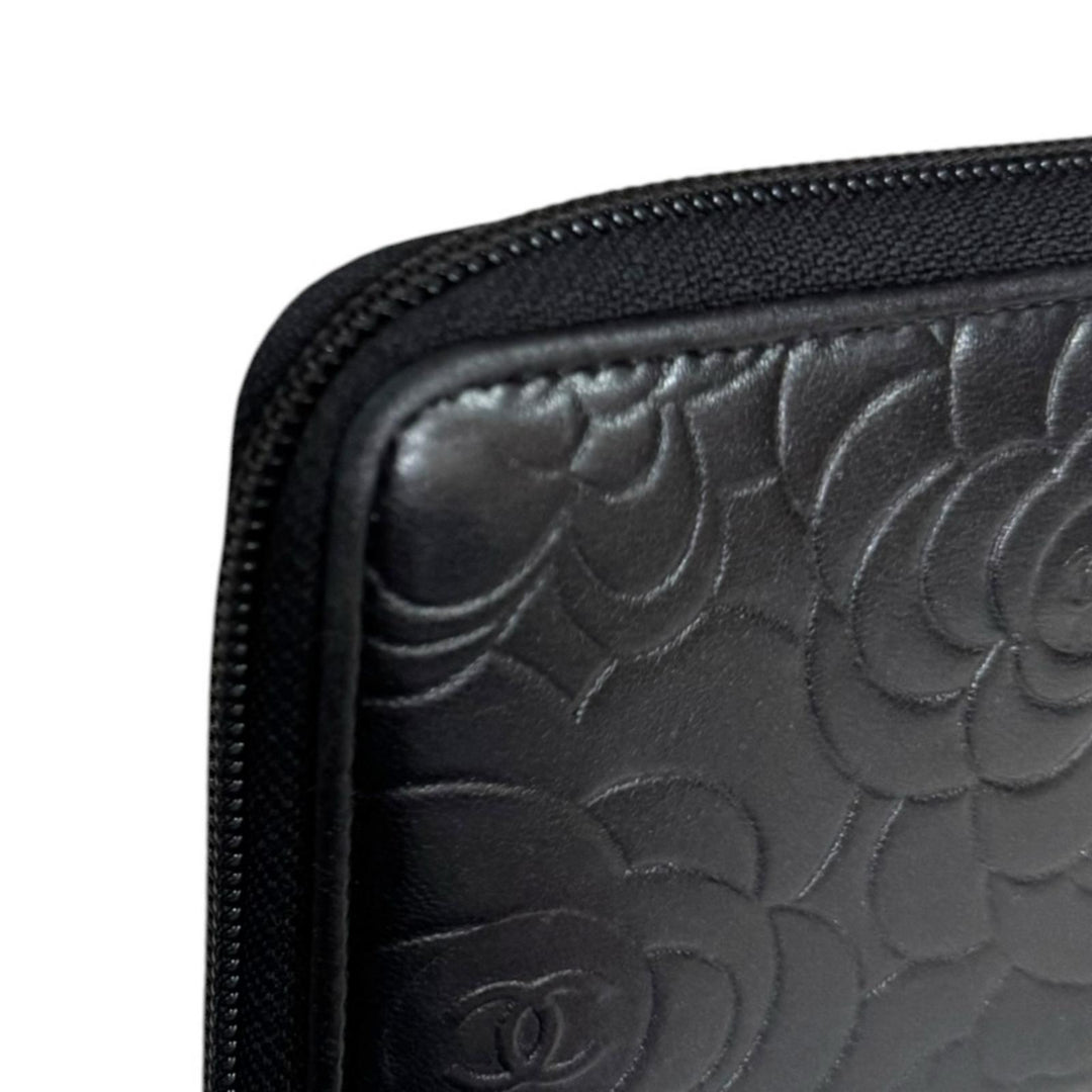 CHANEL シャネル カメリア 長財布 レザー レディース 中古 – 【公式