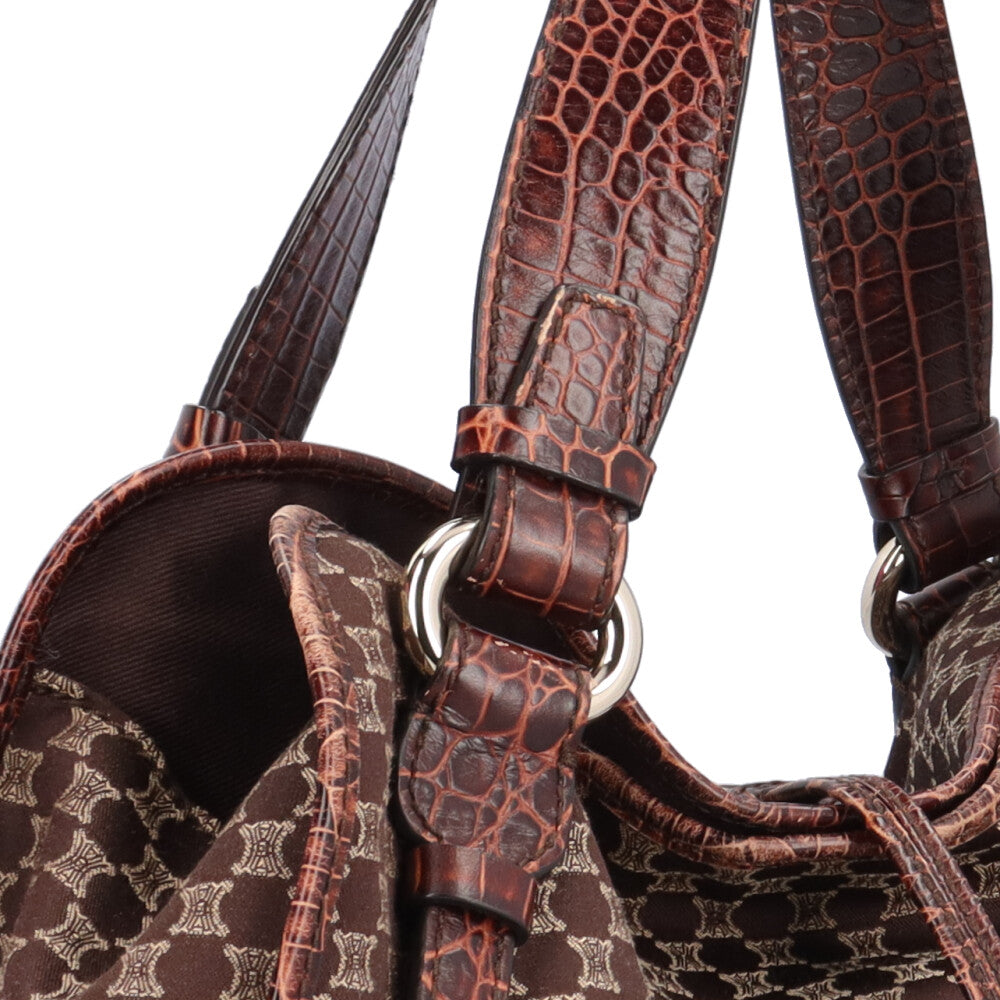 CELINE セリーヌ ビタースウィート マカダム トートバッグ キャンバス