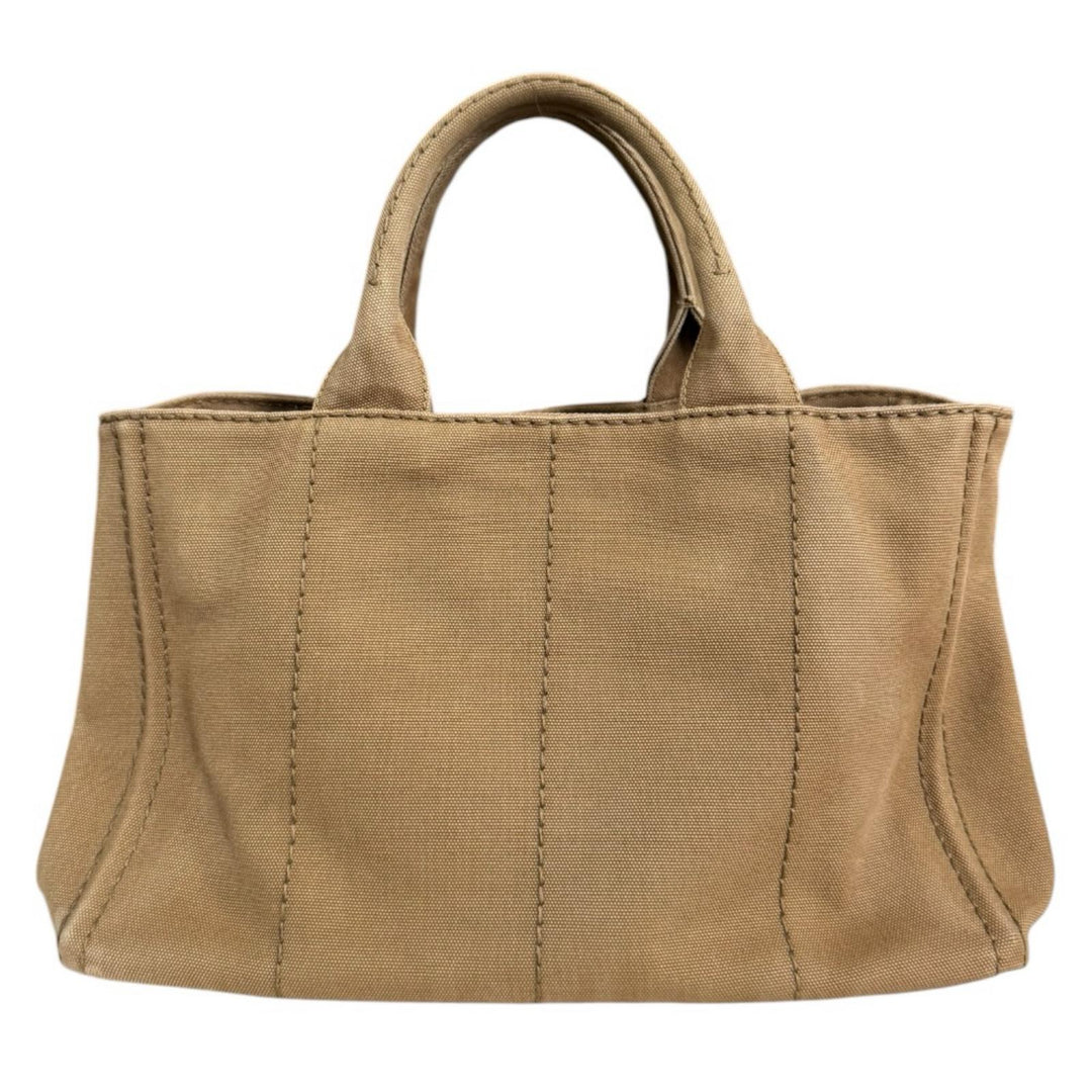 プラダ カナパトート M ショルダーバッグ キャンバス BN2642 レッド レディース PRADA  中古 PRADA - プラダ カナパトート M ショルダーバッグ キャンバス BN2642