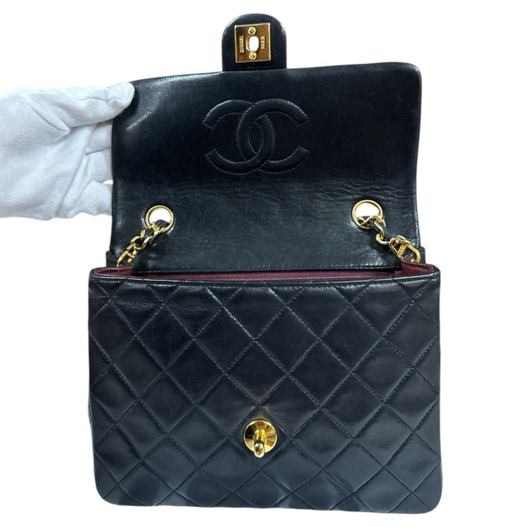 CHANEL シャネル シングルフラップ ミニマトラッセ ショルダーバッグ