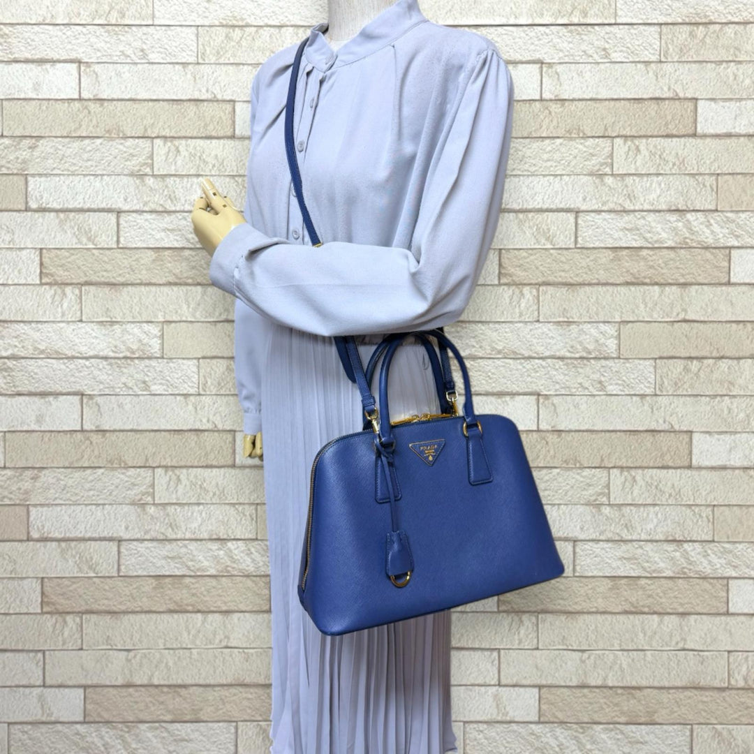PRADA プラダ プロムナード サフィアーノ ショルダーバッグ レザー