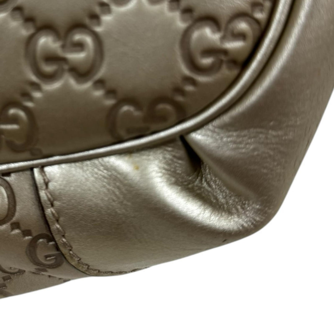 GUCCI グッチ スーキー グッチシマ ショルダーバッグ シマレザー