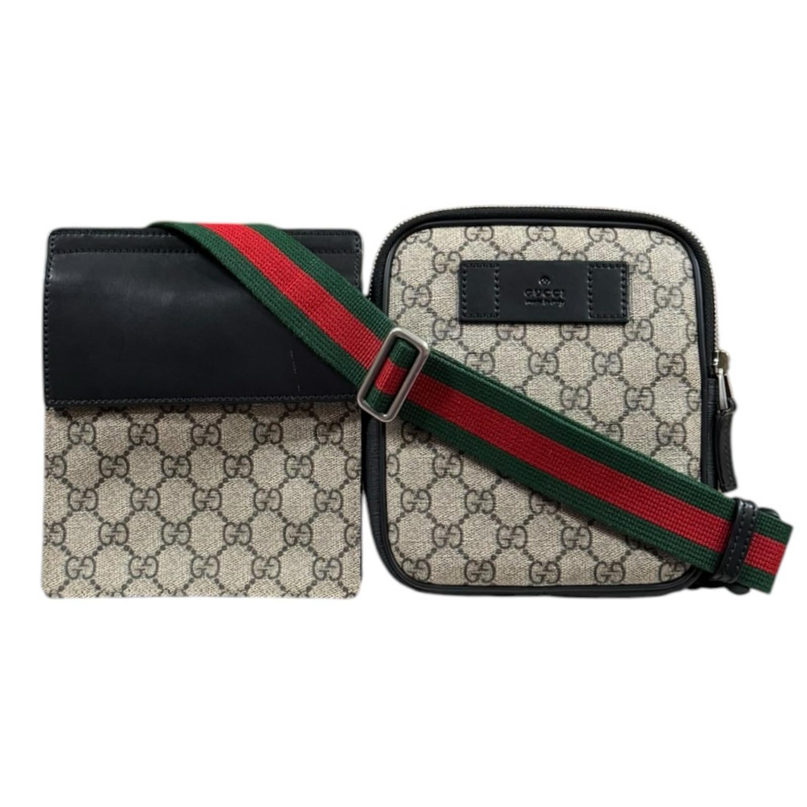 GUCCI グッチ シェリーライン ウエストバッグ GGスプリームキャンバス