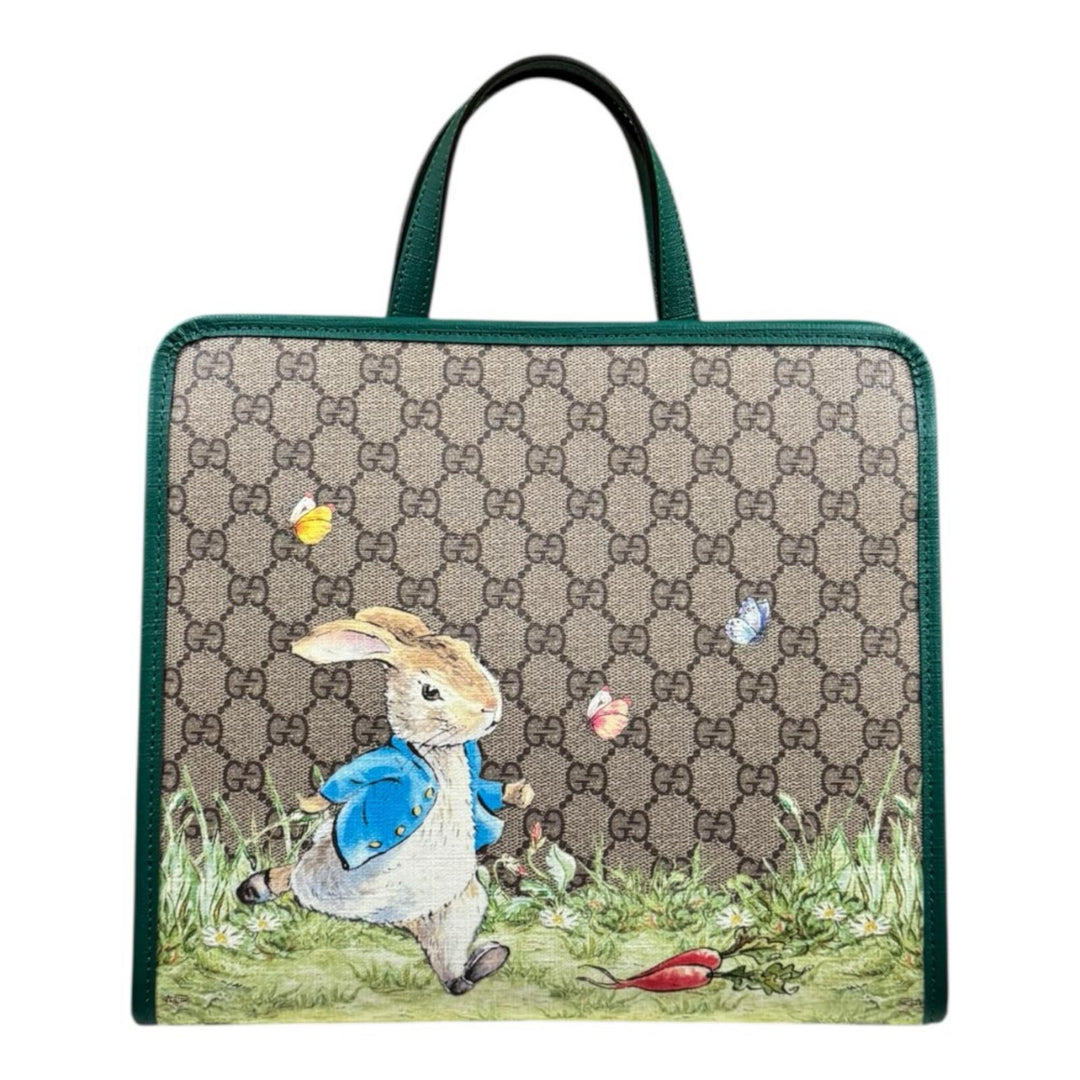 GUCCI Gucci Peter Rabbit Collaboration Children's GG Supreme Tote
