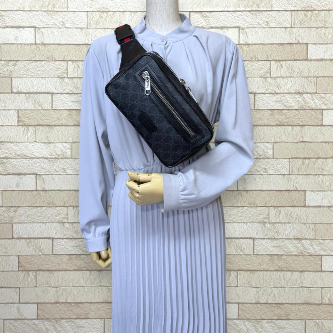 GUCCI グッチ シェリーライン ボディバッグ GGスプリームキャンバス
