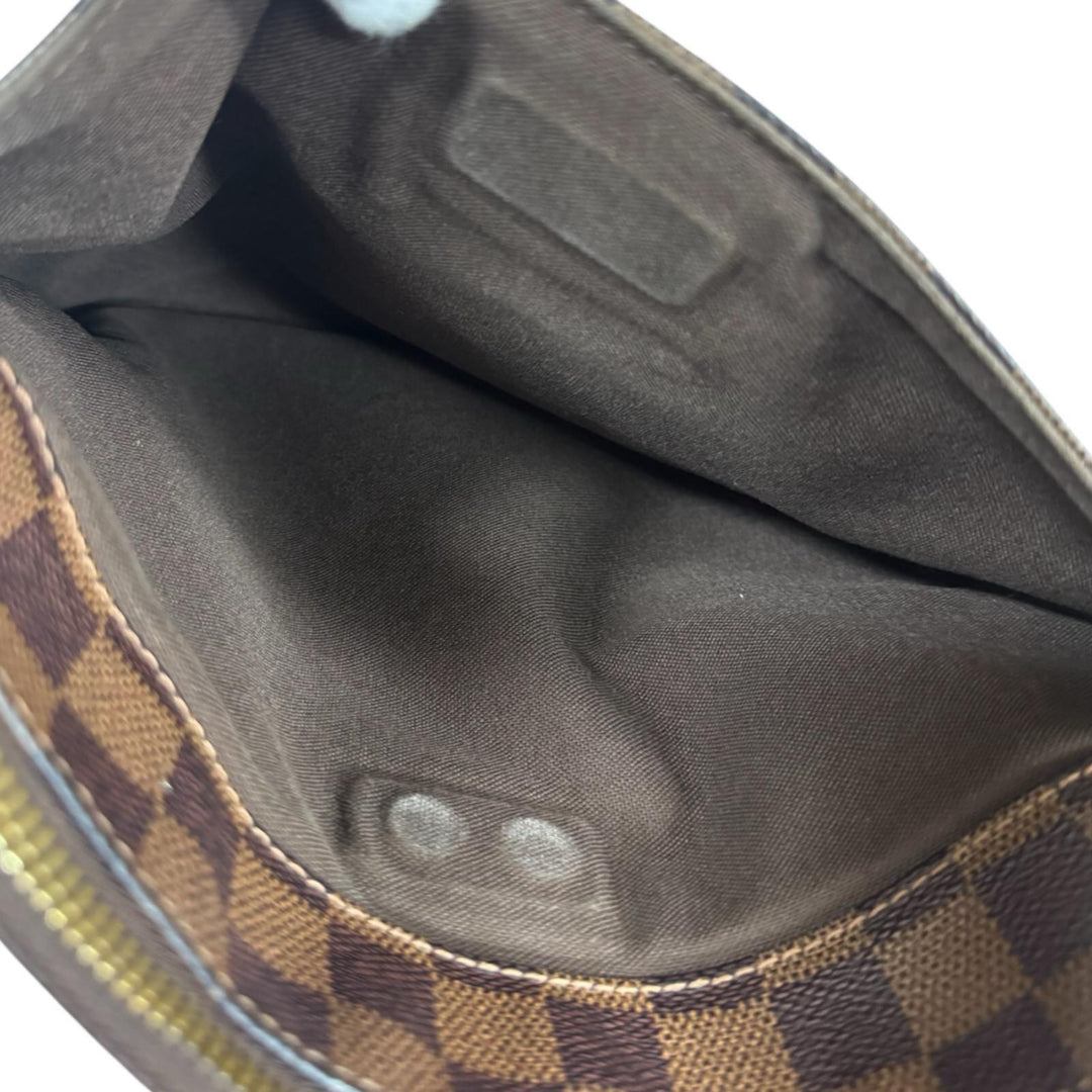 【美品 】ルイヴィトン ダミエ　プラット ブルックリン ショルダーバッグ ダミエ ポシェット・プラット・ブルックリン【ルイ・ヴィトン・ナビ！】