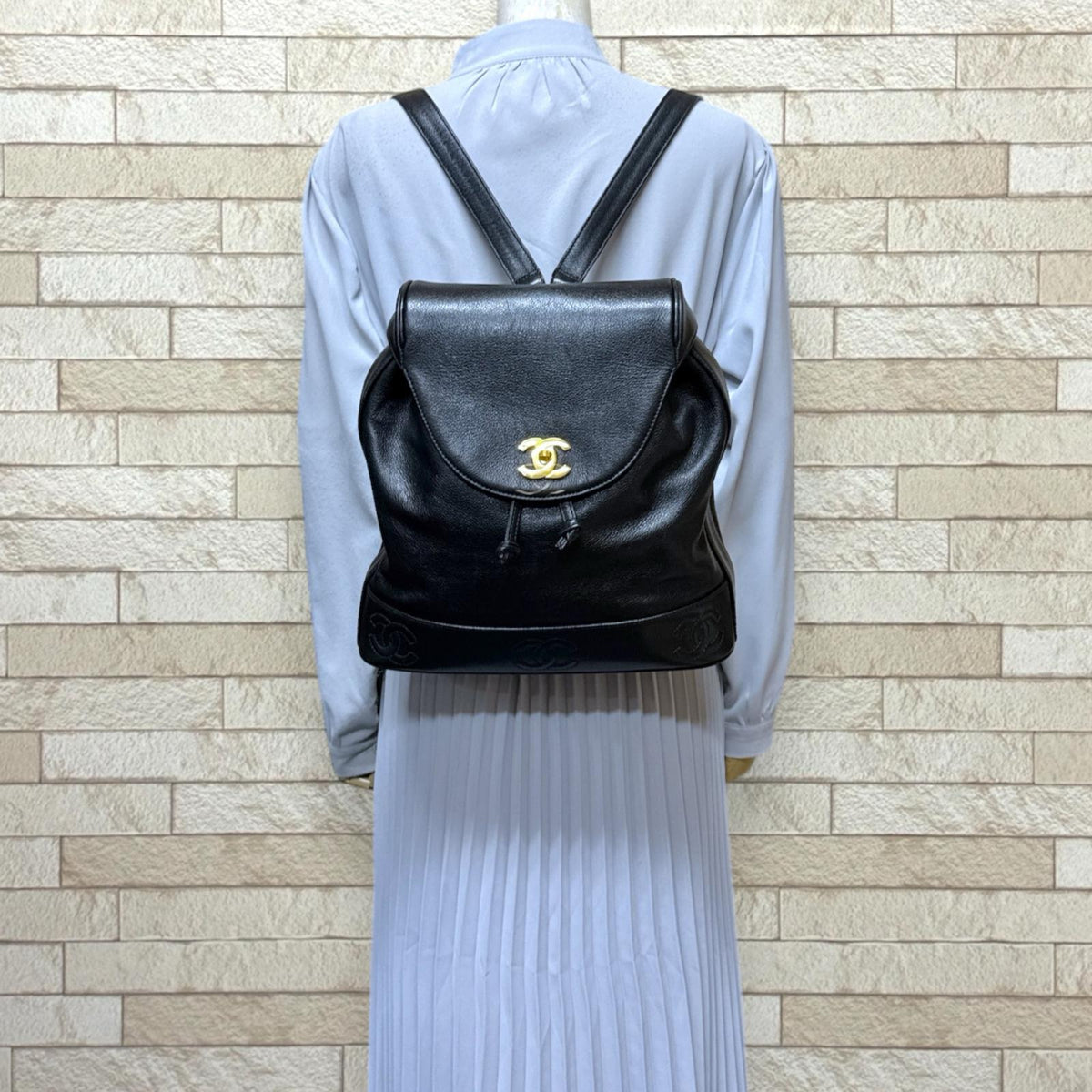 CHANEL シャネル トリプルココ リュック・デイパック キャビアスキン