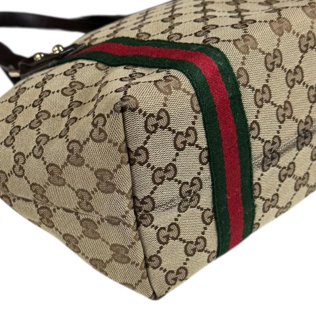 GUCCI トートバッグ シェリーライン 希少色 A収納可 キャンバス ベージュ 楽天市場】【バッグ】GUCCI グッチ GGキャンバス シェリーライン
