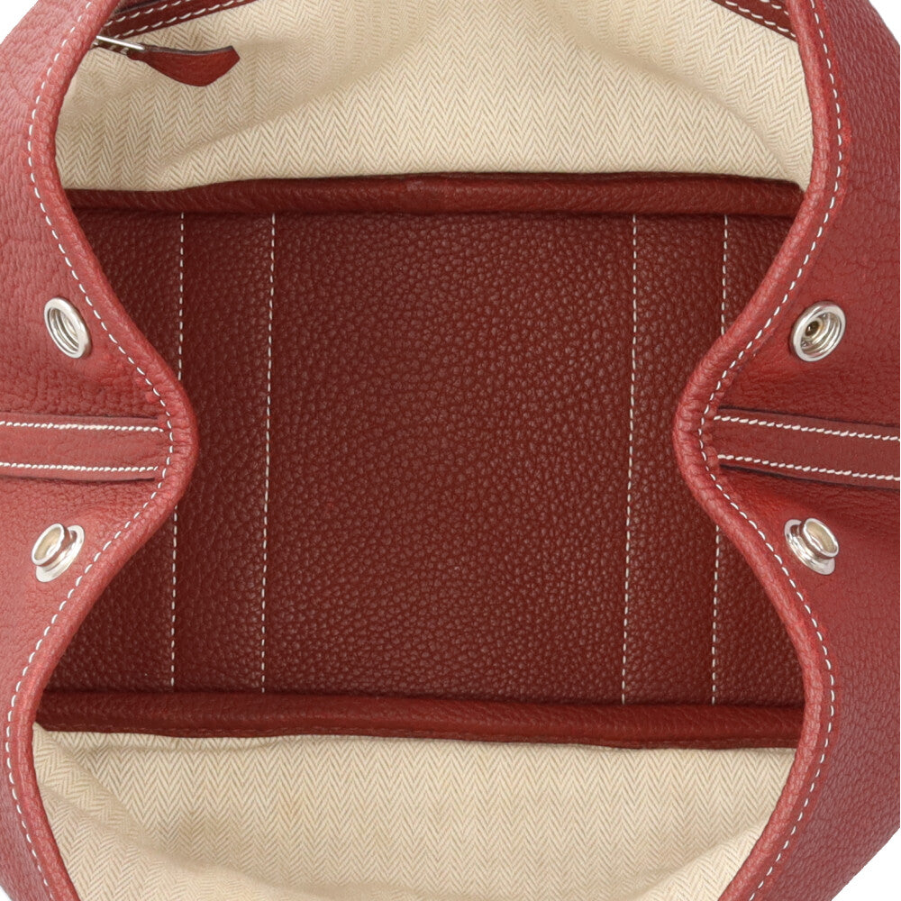 HERMES エルメス ガーデンパーティTPM トートバッグ ネゴンダ レッド