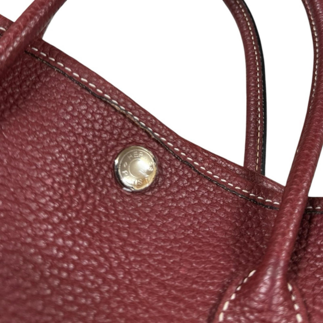 HERMES エルメス ガーデンパーティTPM トートバッグ ネゴンダ レッド