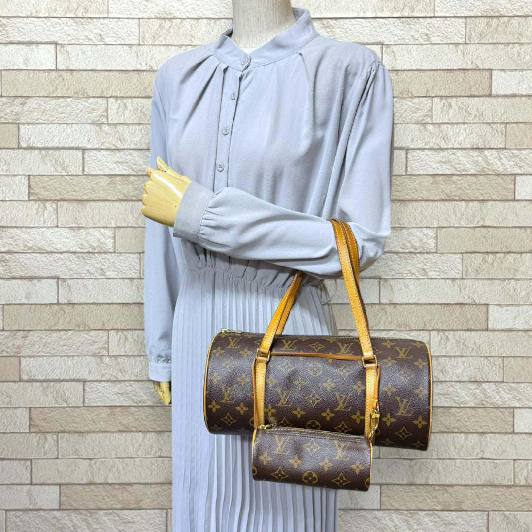 LOUIS VUITTON ルイヴィトン パピヨン30 モノグラム ハンドバッグ